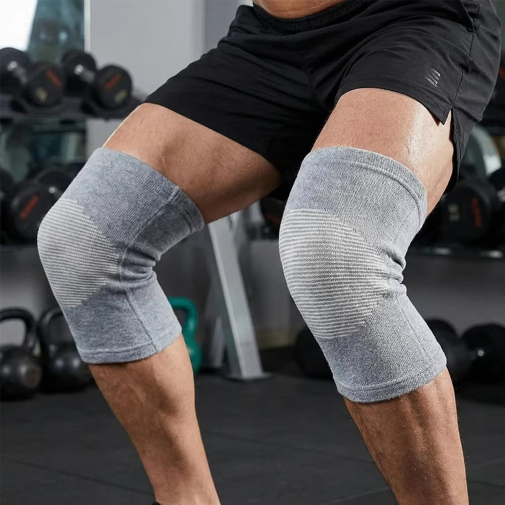 Breathable Compress Bamboo Knee Sleeves
