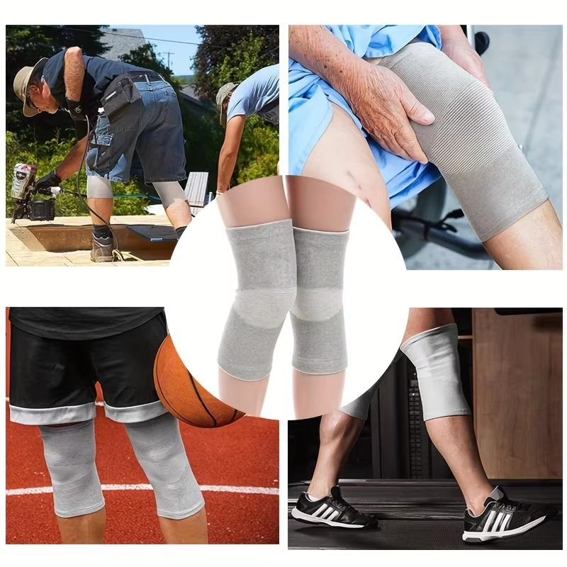 Breathable Compress Bamboo Knee Sleeves